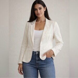 Rachel Zoe Linen Blend Blazer